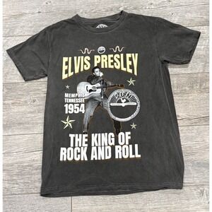Elvis Presley " The King of Rock and Roll" Graphic T-Shirt SZ S